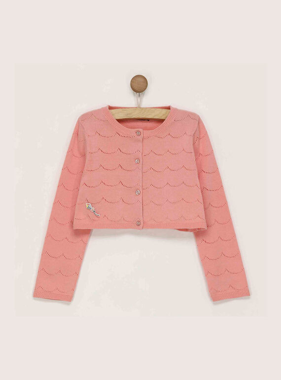 Cardigan rose ROBABETTE / 19E2PFD2CAR404