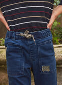 Jeans Bleu marine LUTOUAGE / 24H3PGM1JEA070