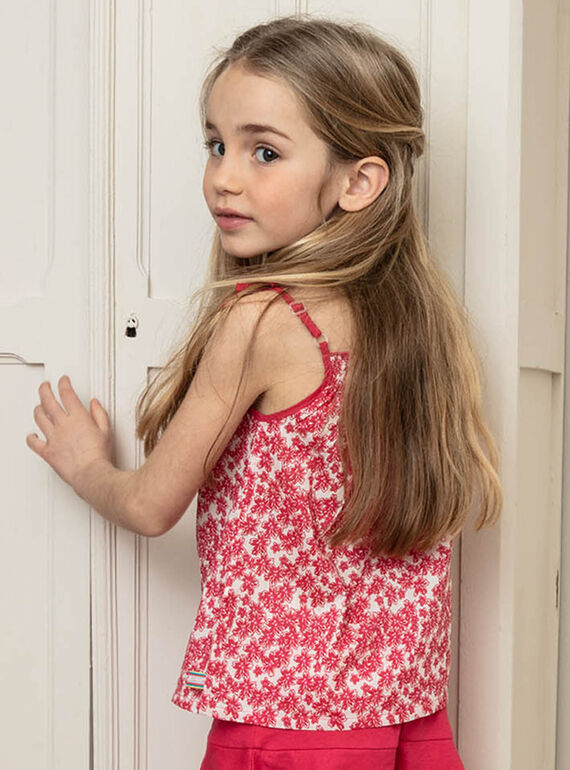Débardeur rose enfant fille ZLYNETTE1 / 21E2PFL2DEB304