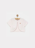 Cardigan rose pale NYGAELETTE / 18E2PF11CAR301