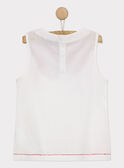Chemisier blanc avec broderies ROUBELETTE / 19E2PFM1CHE001