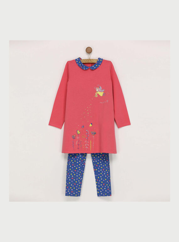 Chemise de nuit rose REJOFETTE / 19E5PF71CHND312