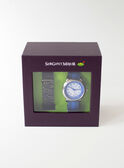 Montre bleue avec 2 bracelets interchangeables ENZO / 20J7GG11MON208