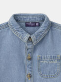 Chemise manches courtes denim MAMAX / 25E1BGK1CHMP272