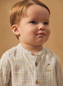Chemise à carreaux et broderie oie Bébé Garçon NAKYLIAN / 25H1BGQ1CHM009