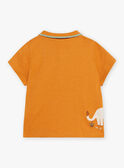 Polo en jersey jaune bébé garçon CAKOBE / 22E1BG91POLB114