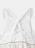 Robe tulle à fleurs brodées MRELEFETTE / 25E2PFL3ROB001
