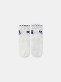 Lot de 3 chaussettes jacquard fleur MADEBORAH / 25E4BF81LC3114