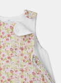 Turbulette en Gaze de coton fleurie MONALISA / 25E0AF12TUR000