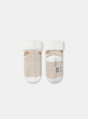 Lot de deux paires de chaussettes de naissance NOUI / 25H0AM21SOQ001