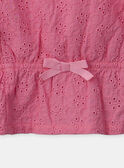 Blouse brodée rose MLATOPETTE / 25E2PFK2CHED300