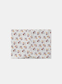 Snood écru imprimé fleur MABRIGITTE / 25E4BF71SNO001