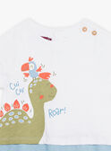 Combinaison écrue bébé garçon CAWEST / 22E1BGP2CBL001