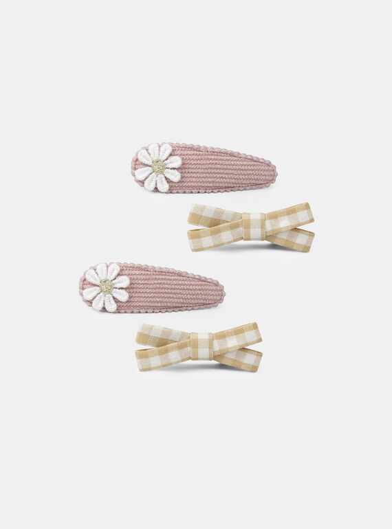 Barettes fleurs et noeuds NYKHOUETTE / 25H4PF74BRT303