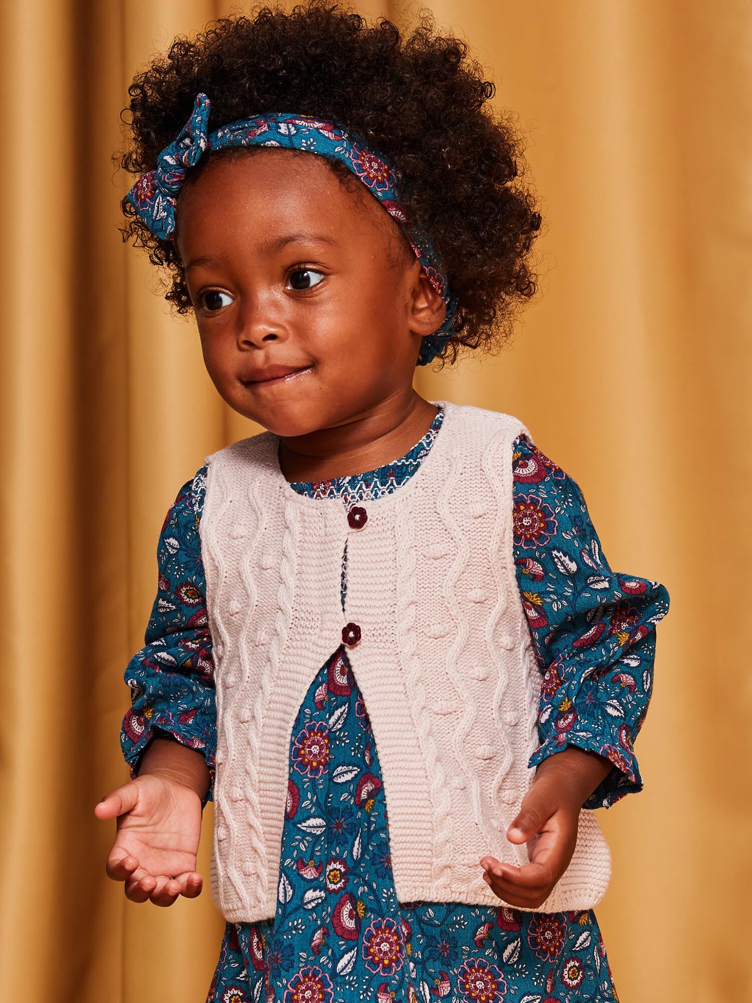 Gilet sans hotsell manche bebe fille