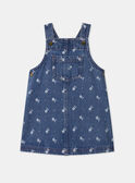 Chasuble en denim floral MABERTILLE / 25E1BF71CHSK005