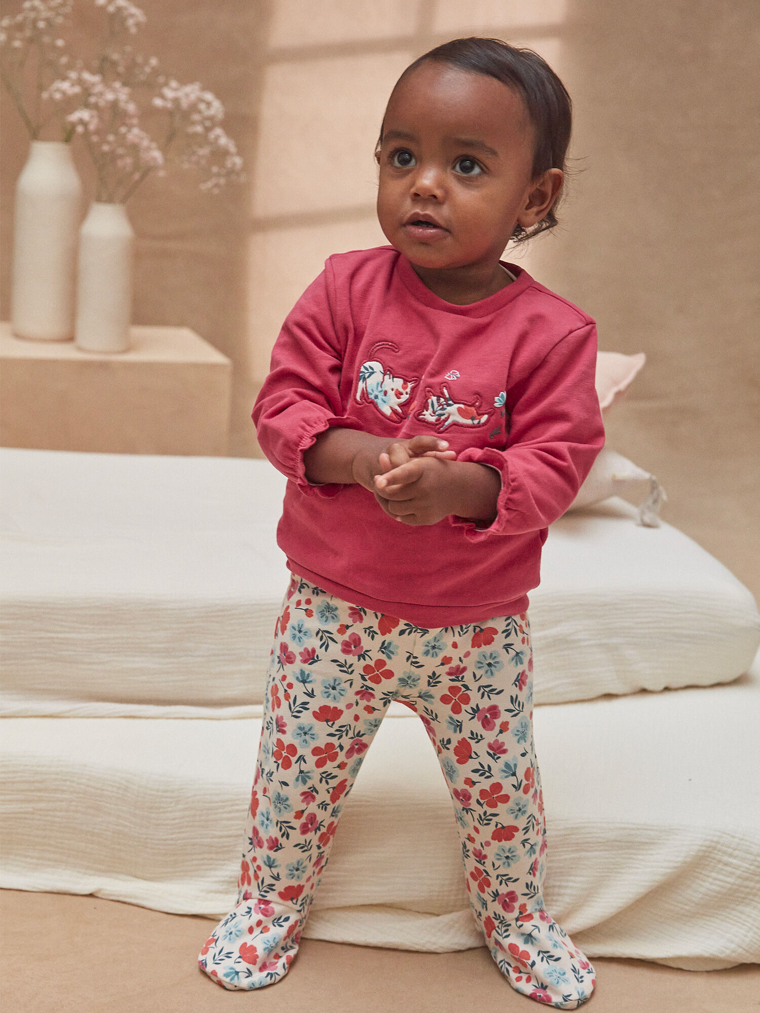 Pyjama bébé deals avec moufle integre
