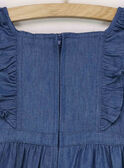 Robe chasuble bleue RADODETTE / 19E2PF61CHS704