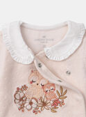 Ensemble naissance en velours NOELINE / 25H0NF21ENS318