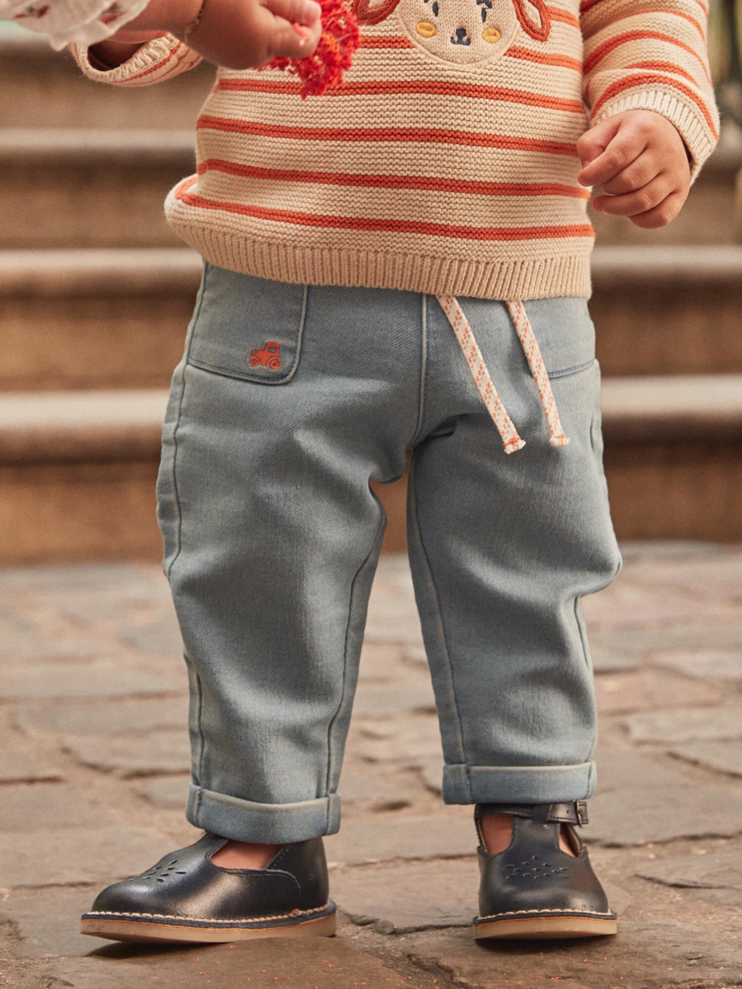 Pantalon jean deals clair