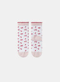 Chaussettes jacquard cerises MLUCHOETTE / 25E4PFQ1SOQ000