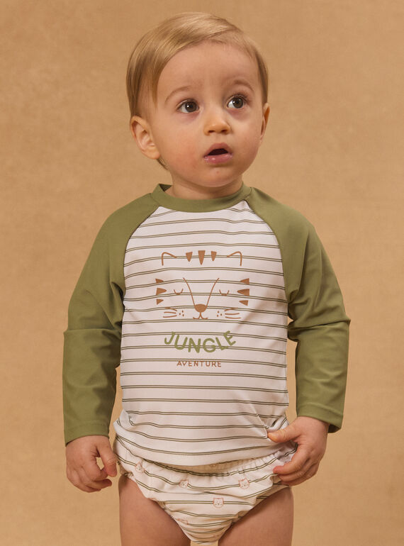 T-shirt de bain UPF 50+ rayée MISAMUEL / 25E4BGC1TUV005