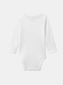 Lot de 3 bodies bébé garçon à manches longues en coton issu de l'agriculture biologique MEIVAN / 25E5BG41BDL001