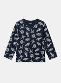 Tee Shirt Manches Longues Bleu nuit LOTIAGE / 24H3PGL2TMLC205