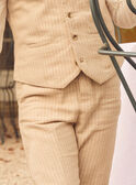 Pantalon de costume beige MREXAGE / 25E3PGL1PANA016