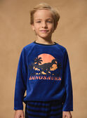 Pyjama Dino velours MUIVELAGE / 25E5PGE6PYJC209