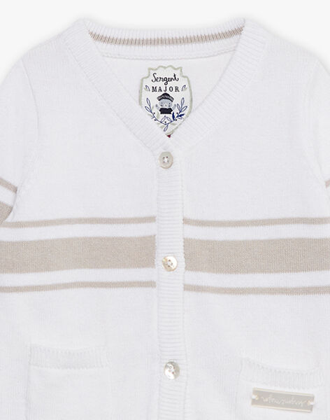 Gilet De Ceremonie Ecru Et Gris Bebe Garcon Achat En Ligne Collection Ceremonie Sergentmajor