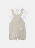 Ensemble body tshirt et salopette courte MAENRICK / 25E1BGL1ENSA016
