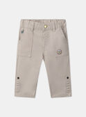 Pantalon en twill retroussable MAGERARD / 25E1BG91PAN007