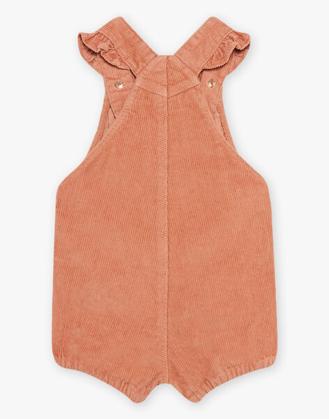 Barboteuse en velour camel rosé DAGIGI / 22H1BFF1SACI820