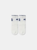 Lot de 3 chaussettes jacquard fleur MADEBORAH / 25E4BF81LC3114