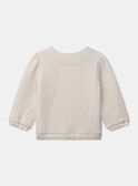 Cardigan en tubique MAIRENE / 25E1BF91CARA001