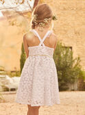 Robe tulle à fleurs brodées MRELEFETTE / 25E2PFL3ROB001