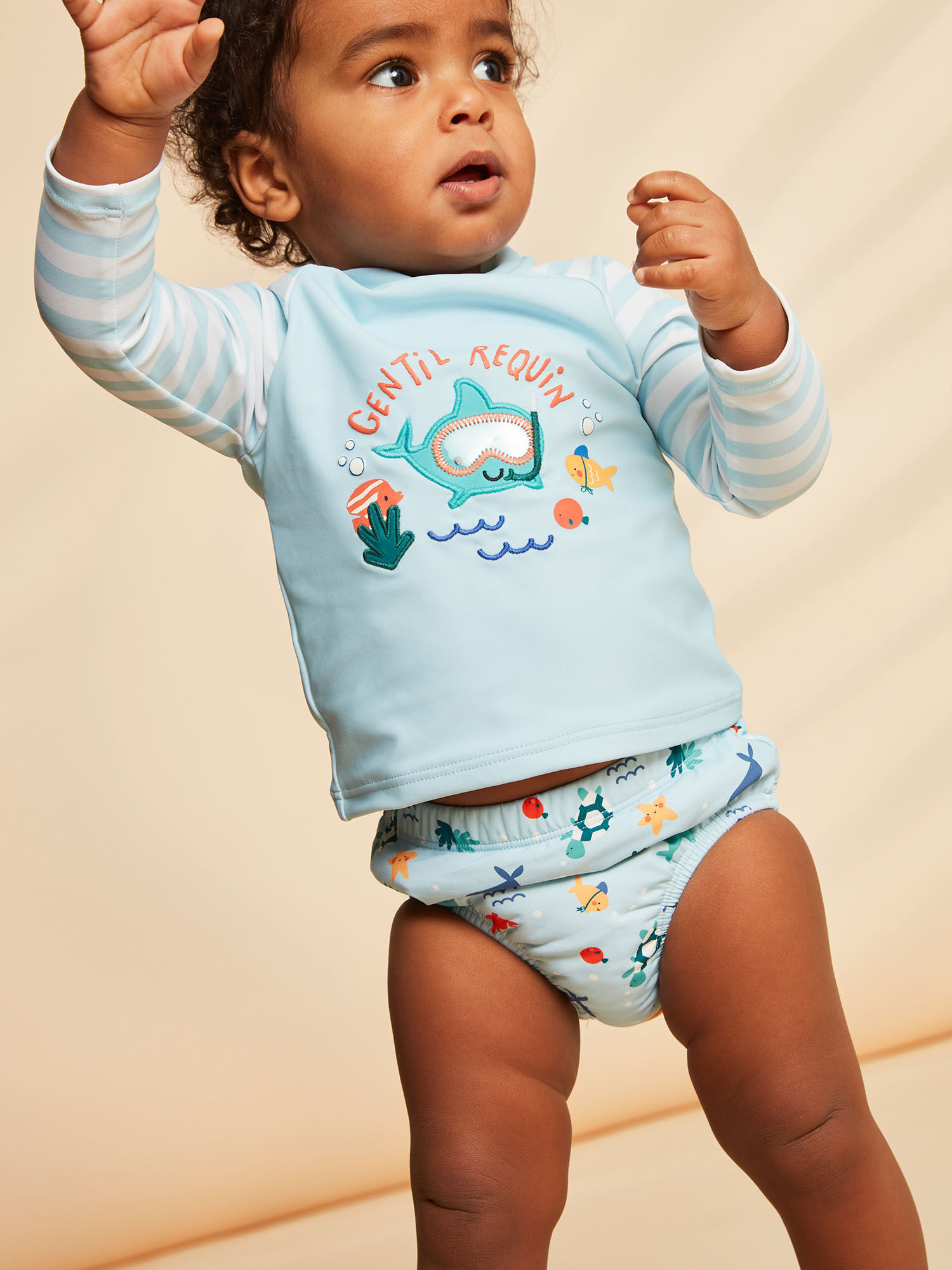 Maillot de bain couche ciel imprim marin Gar on Sergent Major