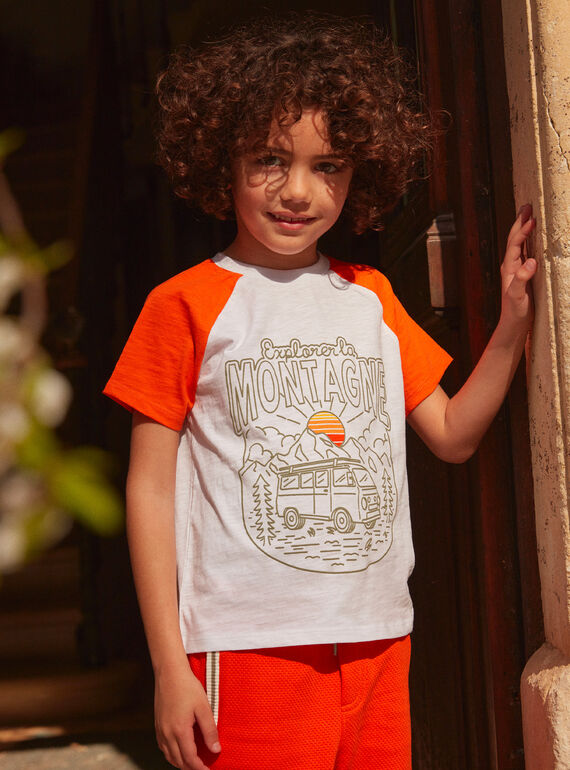 Tee Shirt Manches Courtes Blanc KLERAGAGE / 24E3PGO1TMC000