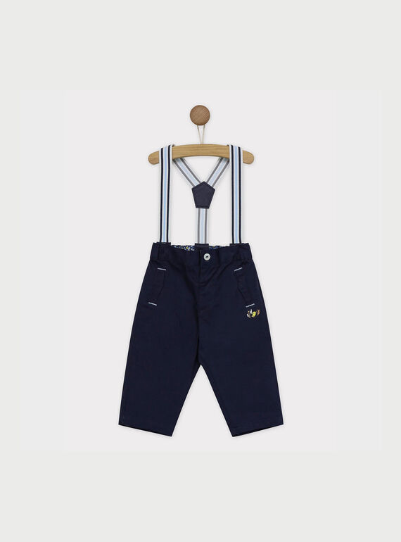 Pantalon bleu marine RALEOPAUL / 19E1BGF1PAN070