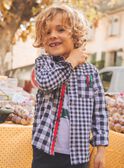 Chemise blanches à carreaux FECHEMAGE / 23E3PGB1CHMC243