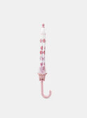 Parapluie transparent imprimé pomme Fille NOPLUETTE / 25H4PFP1PUI030
