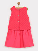 Robe rose RYCIVETTE / 19E2PFT1ROB304