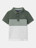 Polo Colorblock Vert MIPOLAGE / 25E3PG91POL604