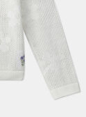 Gilet écru fleur MLECARETTE / 25E2PFO1CAR001