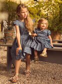 Robe cache-coeur fleuri MAFLORENCE / 25E1BFL1ROB070