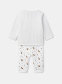 Pyjama deux pièces en tubique NOLVEN / 25H0NM11ENS001