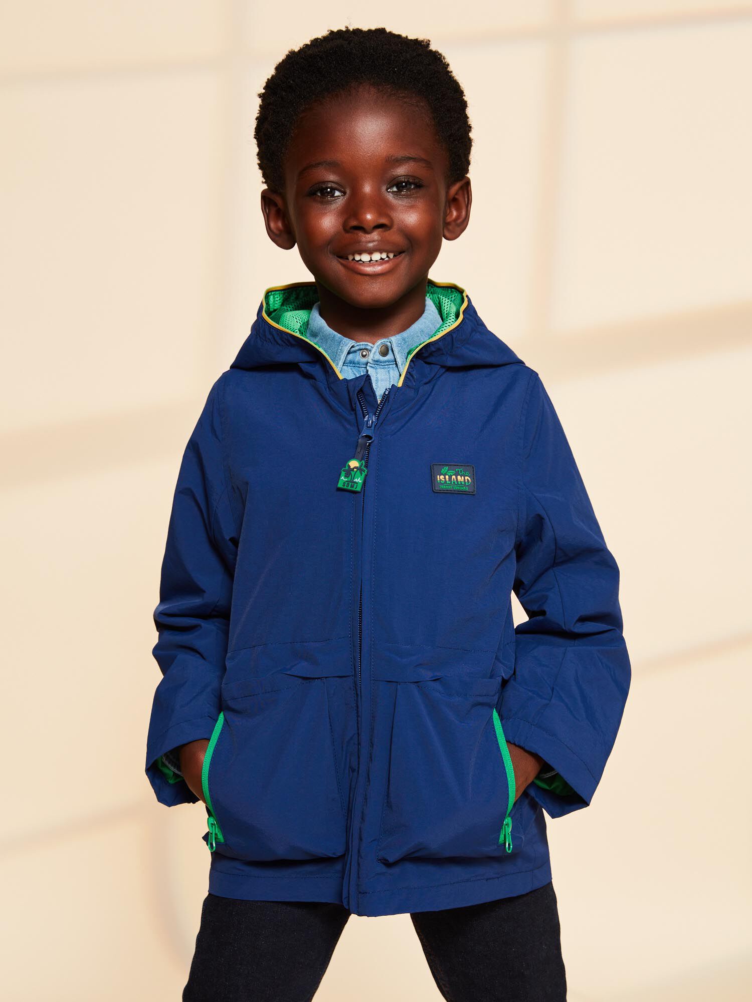 Parka bleu roi capuche Gar on Sergent Major