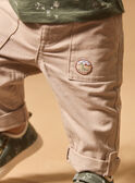 Pantalon en twill retroussable MAGERARD / 25E1BG91PAN007