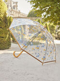 Parapluie canne transparent à imprimé fleuri GIPLUETTE / 23H4PF91PUI961